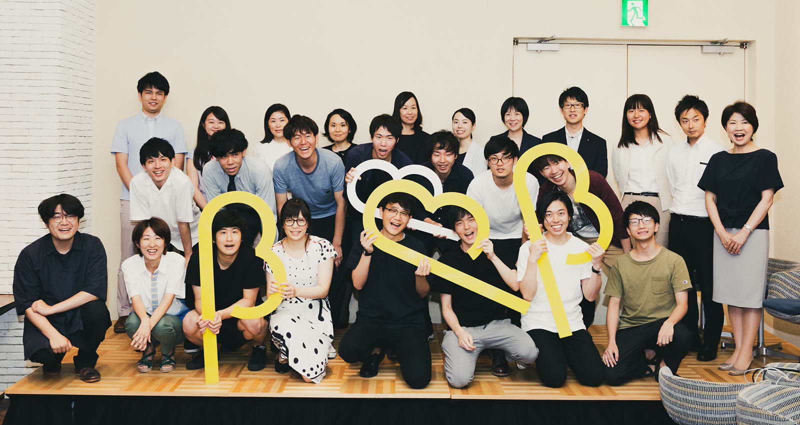未来ののれん展 集合写真